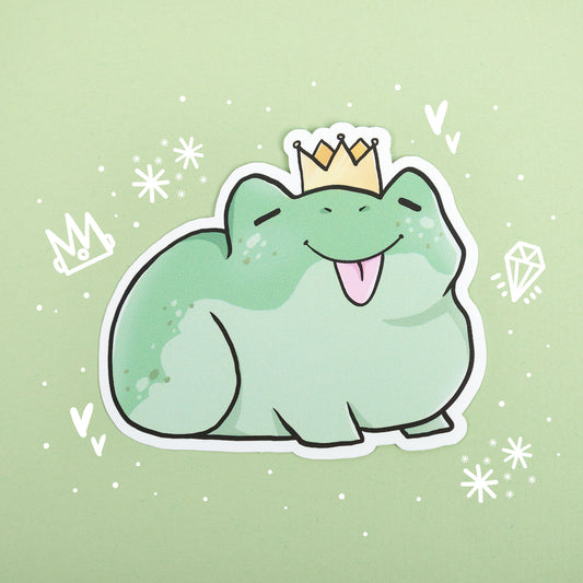 Frog Prince Sticker