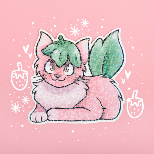 Strawberry Cat Sticker